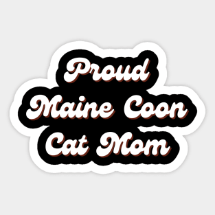 Maine Coon Cat Sticker